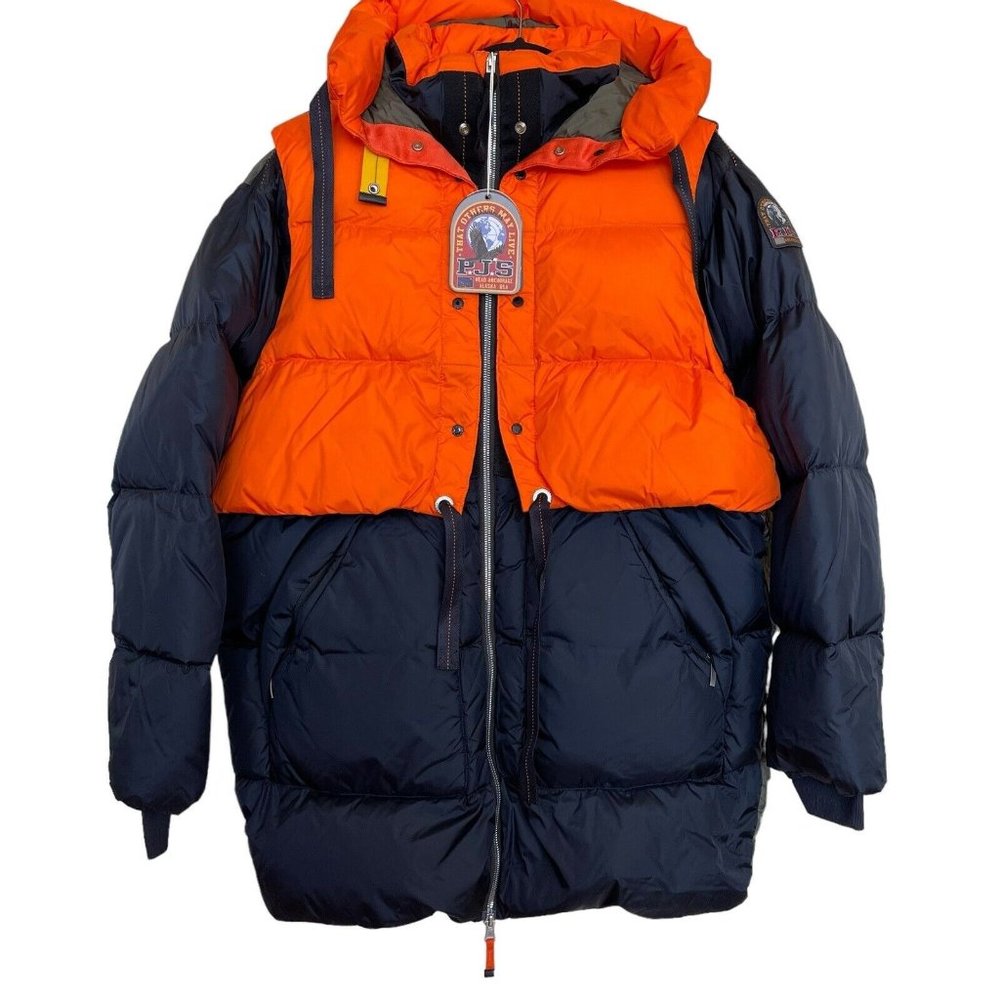 Parajumpers Womens Aretha Puffer Jacket Cost Medium two in one Coat & Ve…‎